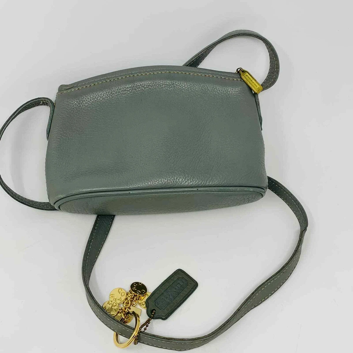 VINTAGE COACH SONOMA SAGE GREEN PEBBLE LEATHER BAG 4918 ITALY eBay