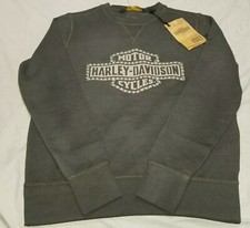 Harley Davidson Women's Studded Logo Pullover Sweatshirt 99064-20VW size Medium