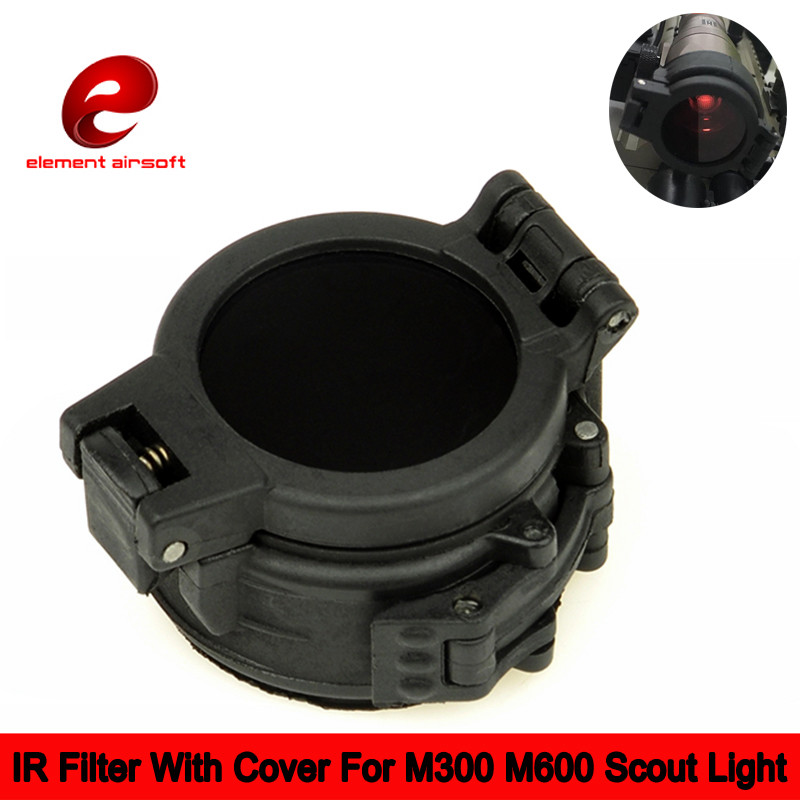 Flashlight IR Filter M300/M600 Tactical M300 LED Infrared Filter
