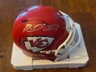 Patrick Mahomes Signed Kansas City Chiefs Mini Helmet JSA Hologram and Letter