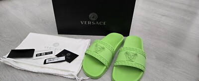 Versace Herren Schuhe Badeschuhe Hausschuhe Größe 43 Neu Original