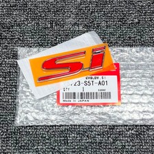 New Red Si Badge For Honda Civic Ep3 Fg2 Fg4 Rear Trunk Emblem Sticker 