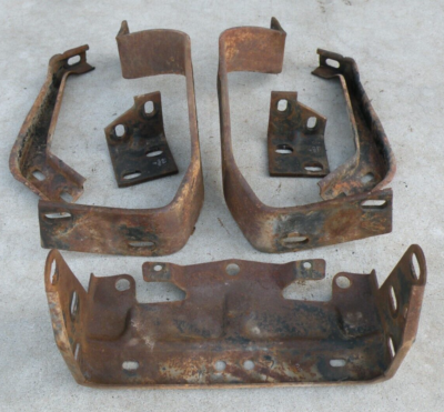 1962 Cadillac CAD OEM Front Bumper Mounting Brackets Support | OE