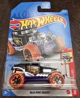 Hot Wheels 2021 Treasure Hunt Baja Bone Shaker Black HW Holiday