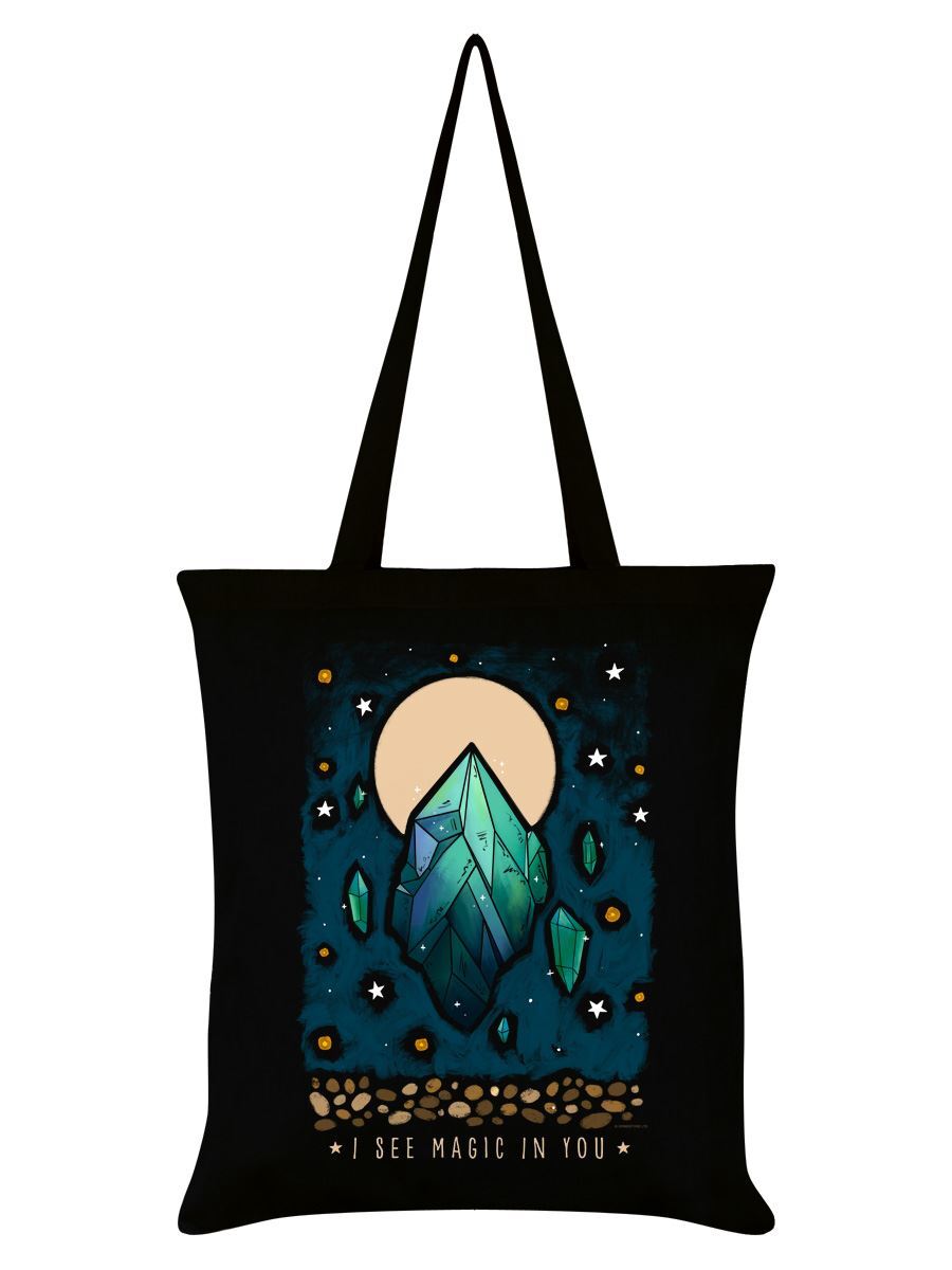Tote Bag Magical World I See Magic In You Black 38x42cm