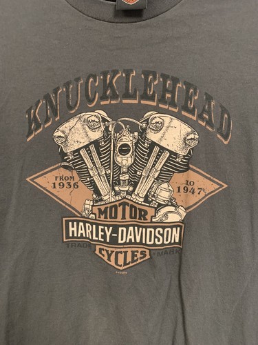 Harley Davidson Knucklehead Mile High Denver Colorado T Shirt Size XXL/2XL - Picture 2 of 8