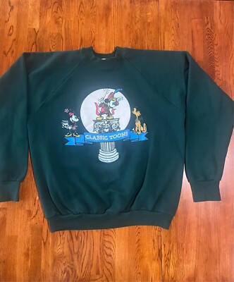 90s Disneyland Magic Music Days Crewneck Sweatshirt - Mickey, Minnie, Pluto, XL