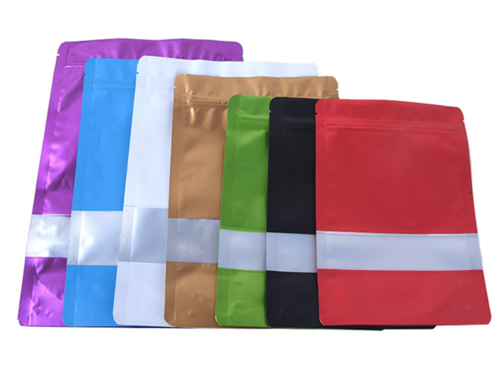 Imballaggio alimentare stampato personalizzato Stand Up Pouch Sacchetto con cerniera in plastica