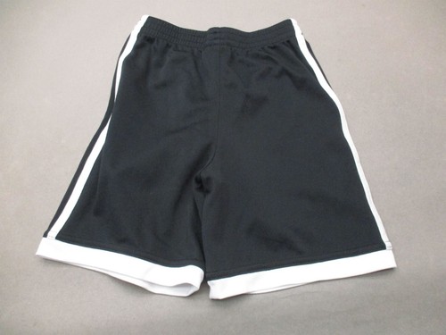ADIDAS Size 5 Boys Black Stretch Waist Flat Front Athletic Running Shorts 857 - Picture 5 of 8