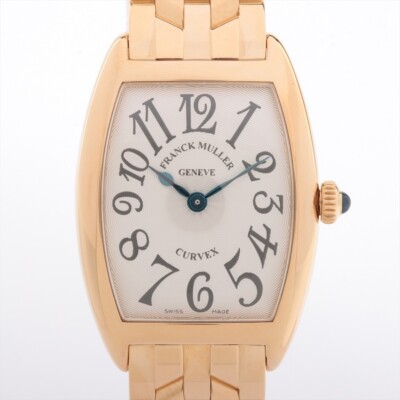 Franck Muller 1752QZ Cintrée Curvex 18K Yellow Gold Pre