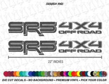 SR5 4X4 OFF ROAD TRD Style for Toyota TACOMA TUNDRA 4WD Bedside Decals Sticker