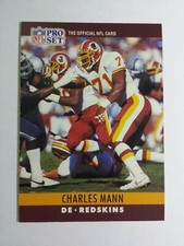 CHARLES MANN 1990 PRO SET FOOTBALL CARD # 325 C7530