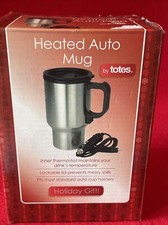New in Box - Totes Heated Auto 16 oz Tea, Coffee Mug - 12v DC Car Adapter