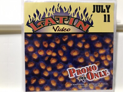rare DVD sleeve PROMO ONLY Latin Video 2011 July Rabiosa Shakira Pitbull Reik