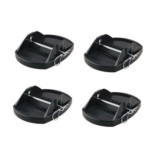 4PC Caravan Jack Pads Corner Steadies Stabilizer Legs Camper Trailer