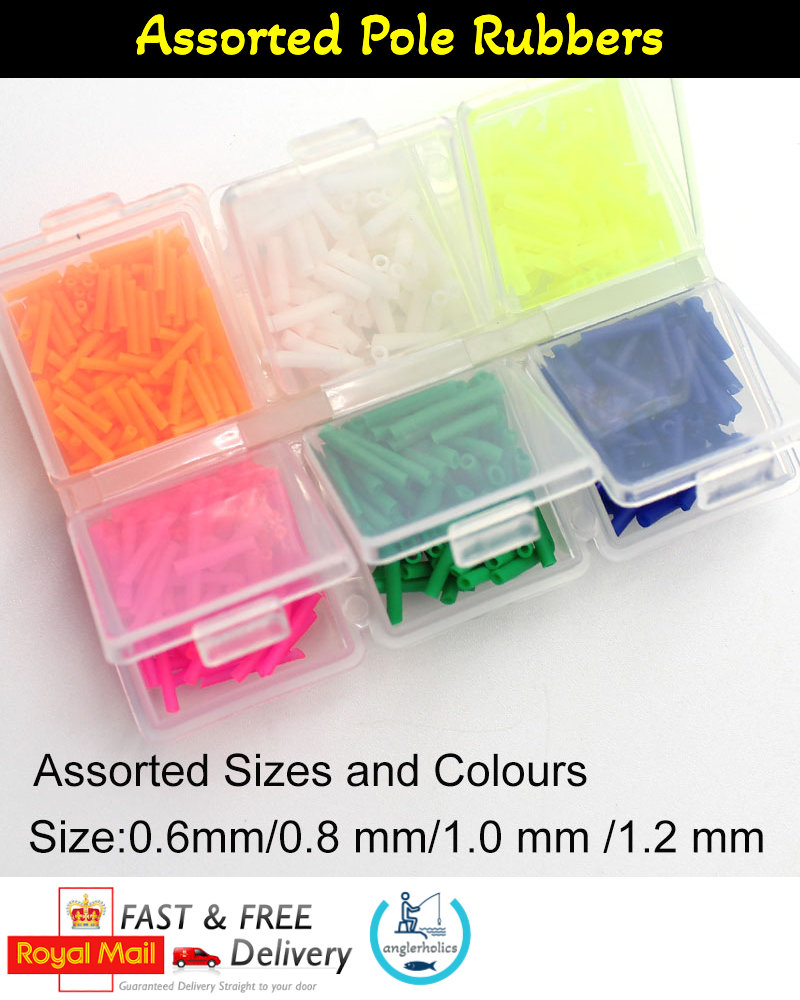 Assorted Pole Float Rubber Rubbers Soft PVA Fishing Accessories Fast UK