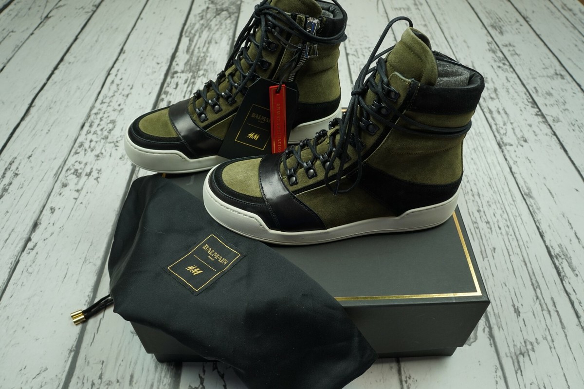 H&M X Balmain Colection Rare Sneakers Size US 7,5 eur 40 NEW H&M X Balmain Colection Rare Sneakers Size US 7,5 eur 40 NEW