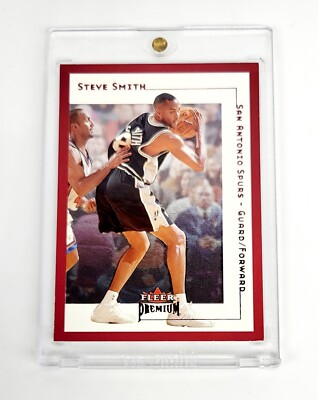 RED STAR RUBIES RUBY PARALEL 2001-02 Fleer Premium STEVE SMITH SAN ANTONIO SPURS