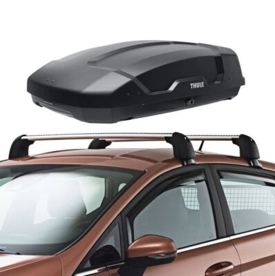 Genuine Ford Fiesta Mk8 Roof Base Carrier Thule Roof Box FORCE XT M Matt  Black UK