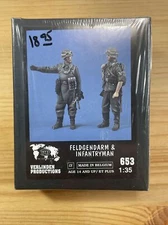 Feldgendarm & Inf.   1/35 Resin Figure Set - VLS Productions No. 653  Sealed/NIB