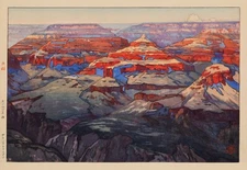 Hiroshi Yoshida : Grand Canyon : Archival Art Print