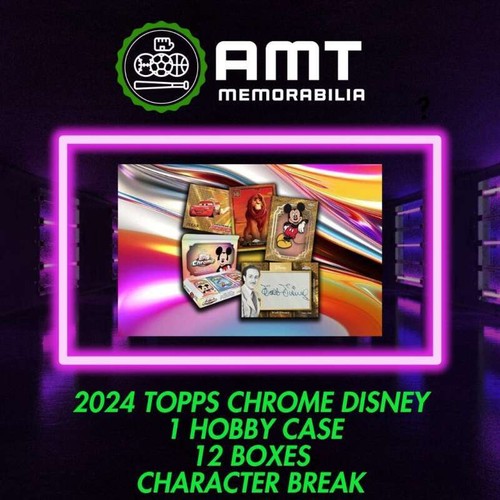 ALL ONCE UPON A TIME INSERTS 2024 Topps Disney Chrome 1X Case 12X Box
