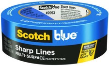 ScotchBlue 1.41 in. W X 60 yd L Blue Medium Strength Painter's Tape