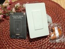 MOES WI-FI SINGLE POLE / 3 WAY SMART SWITCH ~...