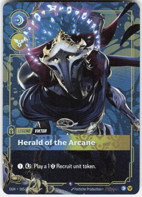 Viktor Herald of the Arcane Foil 265/298 Origins Riftbound League of Legends