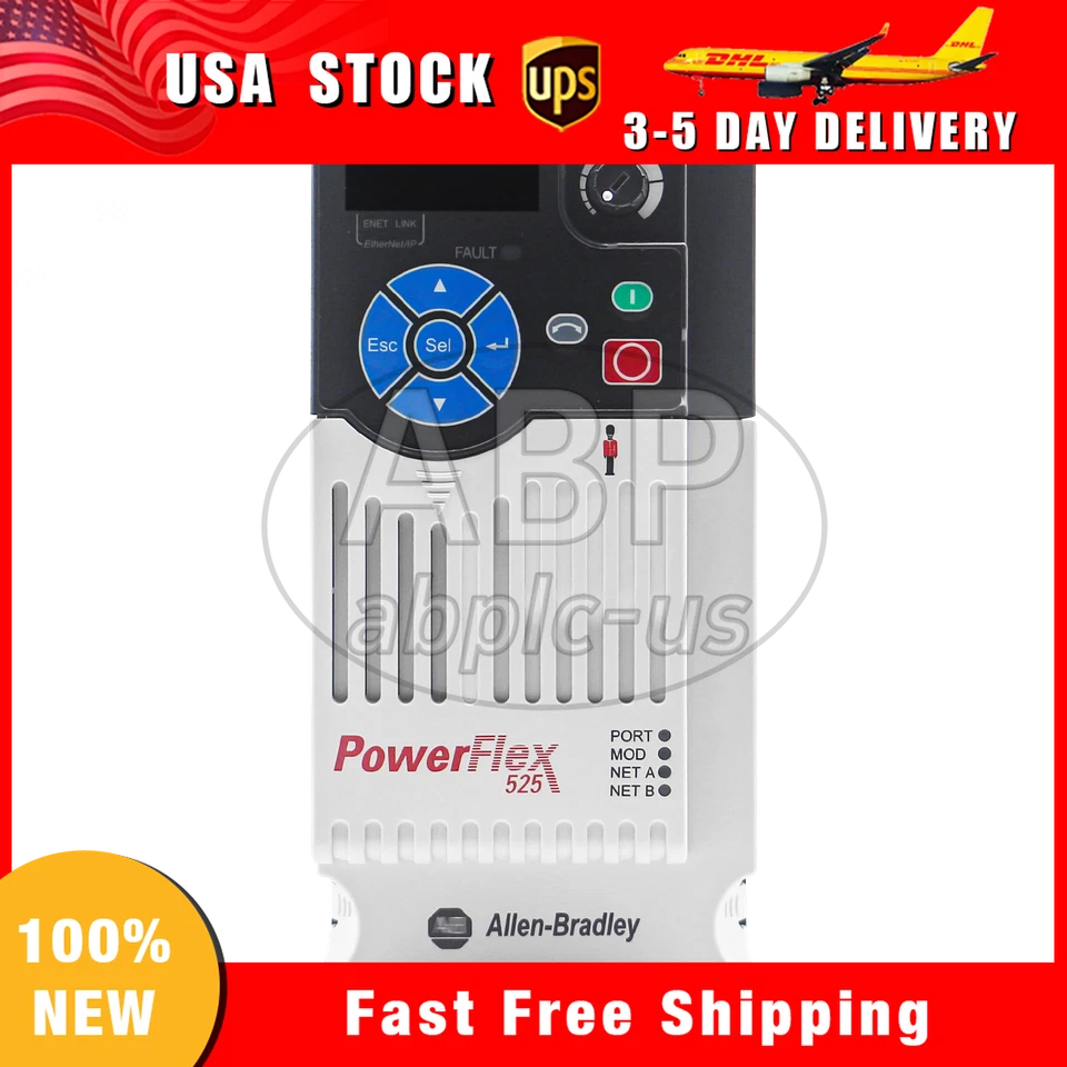 New Allen-Bradley 25B-D4P0N104 PowerFlex 525 1.5kW (2Hp) AC Drive - Image 4 of 4