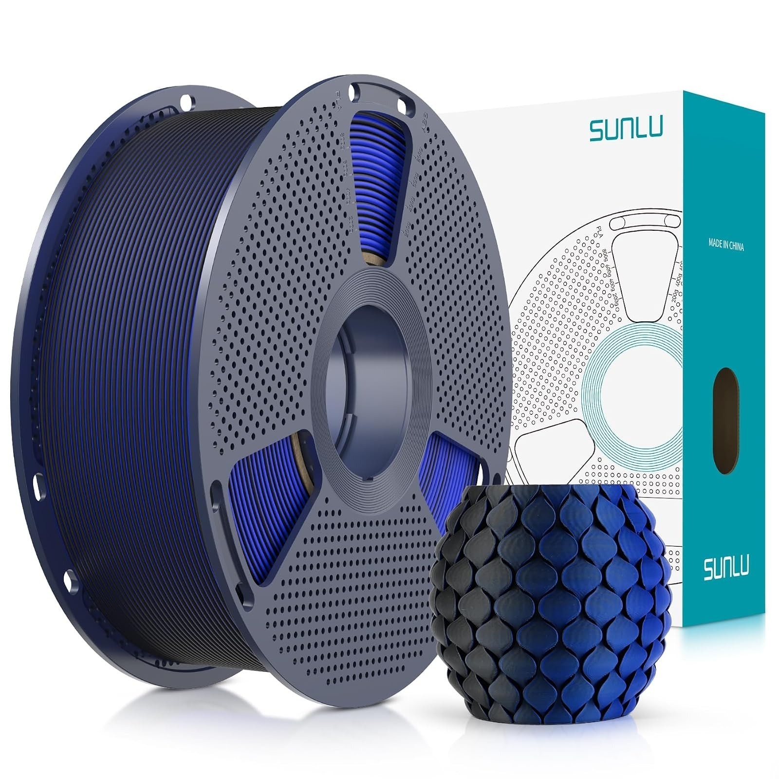 SUNLU Matte PLA Filament 1,75 mm 3D Drucker Filament 1 kg Gelb