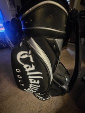 Callaway Staff Big Bertha Black 6-Way Divide Single Strap Golf Bag..material VG