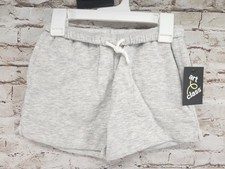 Art Class Girls Fleece Shorts Size Small NEW Gray Fold Over Drawstring