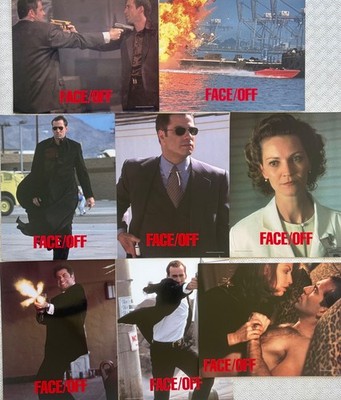 Face/Off set of 8 Original 1997 Lobby Cards John Travolta Nicolas Cage