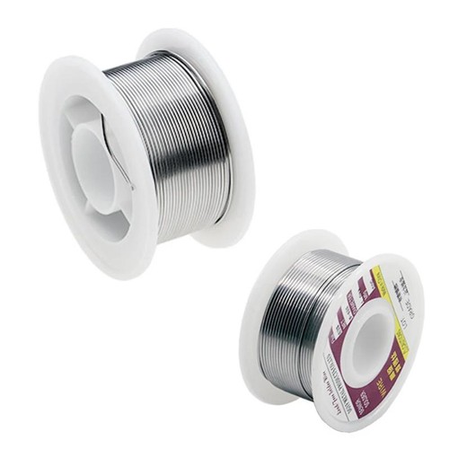 50/100g Zinnlot-Lötdraht mit Flussmittel, Kolophoniumkern, Lötwickel, no-clean - Afbeelding 6 van 15