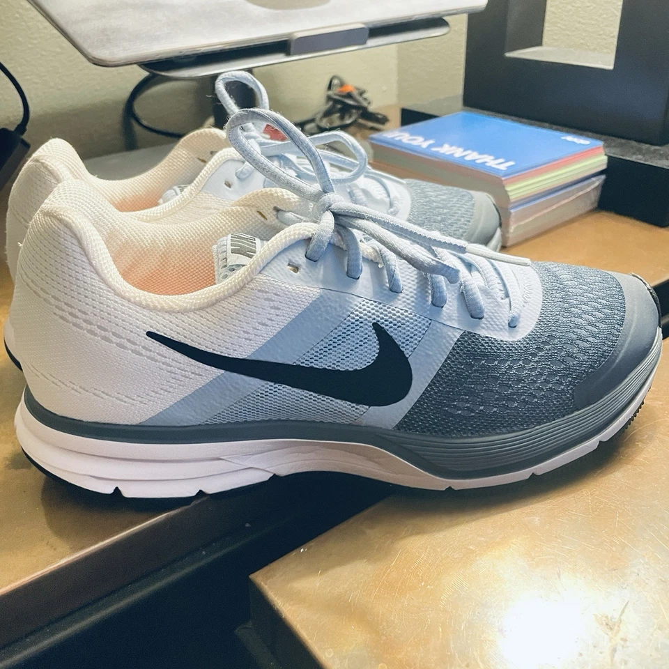 Nike Air Pegasus + 30 Gris Oscuro Gris Claro Naranja Salmón 8.5 EE. UU. 40 EUR Wmns Foto 4 de 4