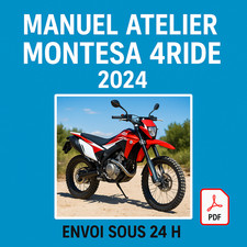 Manuel Atelier Montesa 4Ride 2024 Revue Technique Moto Français RMT CD PDF