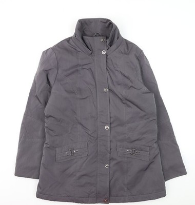 Bx Outerwear Herren Grau Polyester Parka Mantel Größe 38 Regular
