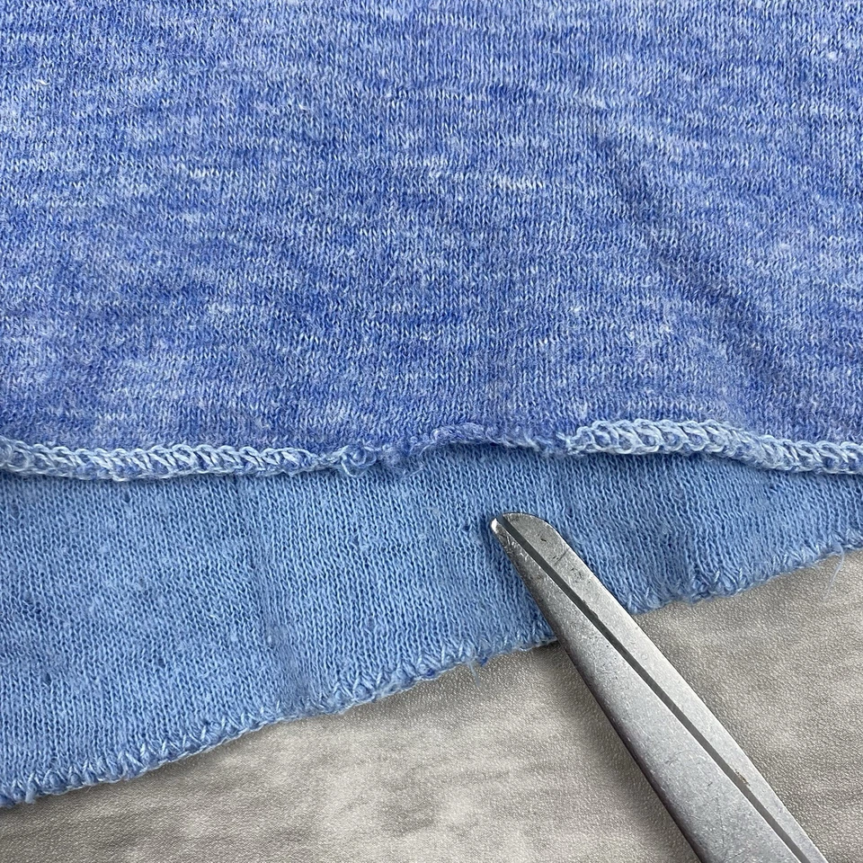 Camisa vintage DUOFOLD manga larga 477 M TELA DOS CAPAS AZUL térmica Foto 4 de 4