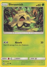 2017 Shroomish Common Shining Legends 4/73 NM Normal LP-NM