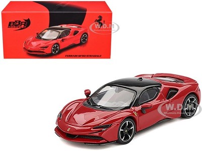 ART 1/64 フェラーリ SF90ストラダーレ ロッソコルサ FERRARI SF90 ROSSO CORSA RED 1/64 DIECAST MODEL CAR BY BBR MODELS