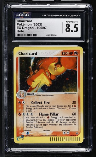 Charizard graded CGC 8.5 for sale on eBay
