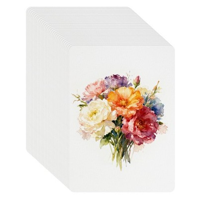 32 Blatt Aquarellpapier 5x7 Zoll 200g/m² zum Zeichnen mit abgerundeten Ecken
