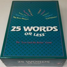 25 Words Or Less Game - 1996 - Winning Moves - Brand New/Sealed