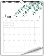 Aesthetic 2026-2027 Wall Calendar - 18 Monthly Calendar from January 2026 to Jun