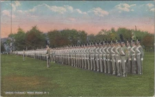 Dress Parade West Point New York NY US Military Academy Cadet Postcard