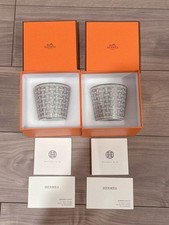 HERMES Kelch Mosaik 24 Platin 2er Set