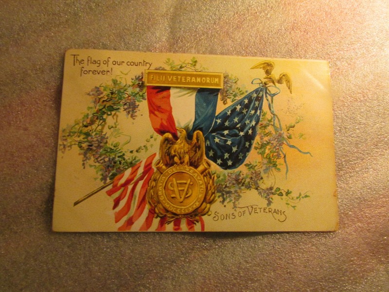 SONS OF VETERANS POSTCARD BY TUCK & SONS