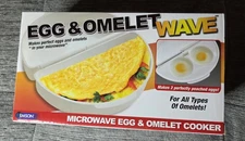 Emson Egg & Omelet Wave Microwave Egg & Omelet Cooker New Factory Sealed