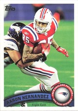 2011 Topps Aaron Hernandez #158